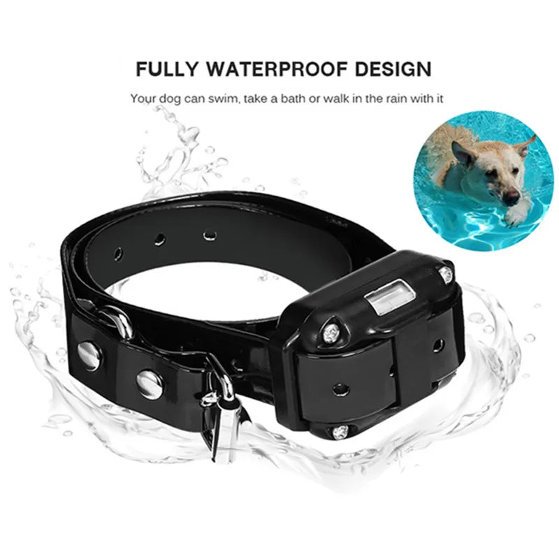 2 Dog - Electric Dog Training Collar Waterproof Dog Bark Collar Pet With Remote Control Rechargeable Anti Barking Device All Size Dogs